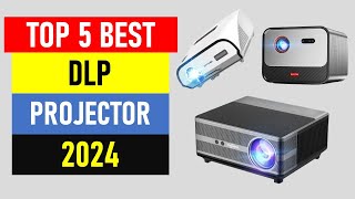 Top 5 Best DLP Projector in 2024  DLP Home Theater Cinema Beamer [upl. by Letrice]