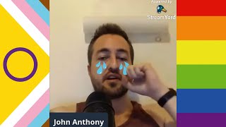 JohnAnthonyLifestyle EXPOSES HIMSELF as pansexual and transpositive dating coach [upl. by Dnomse]