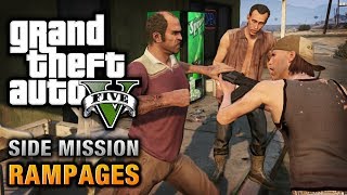 GTA 5  Rampages Red Mist Achievement  Trophy [upl. by Evoy]