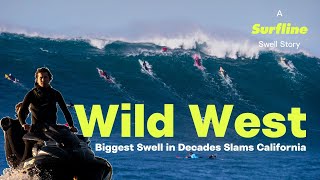 Wild West Biggest Swell in Decades Slams California [upl. by Wickham]