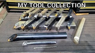 Some of the Tools I use on a Lathe and VTL machine  Noże tokarskie które najczęściej używam [upl. by Zohara]