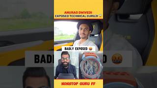 Technical Guruji Badly Exposed By Anurag Dwivedi 😱 shorts [upl. by Eilrak777]