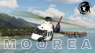 CLi4D Designs Moorea review flight in the Hype Performance Group H160 Microsoft Flight Simulator 4K [upl. by Greenfield]