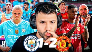 Reacción Manchester city 12 Manchester United  Final De La FA CUP 🏆 [upl. by Tihom782]