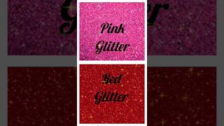 Pink glitter vs red glitter fashion youtubeshorts trendingshorts viralshorts [upl. by Phelips]