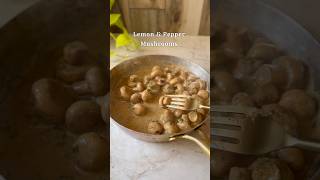 Lemon amp Pepper Mushroom ✨ recipe mushroomsdiwalipartysnackshostingvegetarianrecipes [upl. by Betthel]