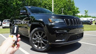 2019 Jeep Grand Cherokee High Altitude Start Up Test Drive Walkaround and Review [upl. by Scarito]