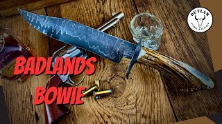 Making a Frontier Style Bowie Knife  Badlands Bowie [upl. by Nagrom824]