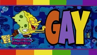 SPONGEBOB  THE GAY SONG  PARODY [upl. by Ycal]