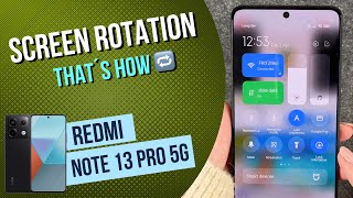 auto rotate redmi note 13 pro [upl. by Arondel]