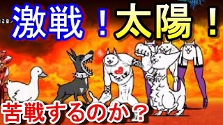 【激戦！太陽攻略なるか？】とびだす！にゃんこ大戦争♯34 [upl. by Hodge]