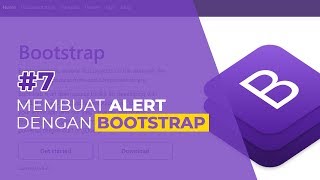 Tutorial Bootstrap 7 Membuat ALERT dengan Bootstrap [upl. by Kalil]