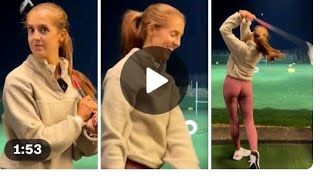 video goes viral of man trying to explain golf to female golf pro [upl. by Ijan132]