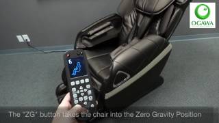 Ogawa Refresh Massage Chair Remote Operation Video [upl. by Quenby]