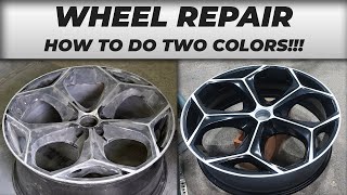 Wheel Restoration TWO COLORS Tips and Tricks [upl. by Nolita]