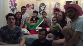 Lady Gaga halftime performance at the Super Bowl 2017 reaction brasil [upl. by Gervais489]