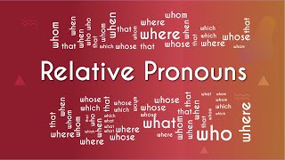 Relative Pronouns  Brasil Escola [upl. by Hardwick]