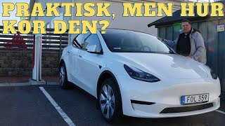 Tesla Model Y RWD testad  Du bör nog köra själv istället  Elbilsmagasinet [upl. by Nyleikcaj]