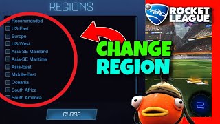 How to CHANGE REGION in Rocket League ✅2024 Change SERVER ROCKET LEAGUE ACCOUNT LOCATION or COUNTRY [upl. by Aohk]