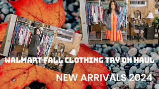 Walmart Fall Haul 2024🍁TryOn amp outfit ideas for less🍂 [upl. by Feldman964]