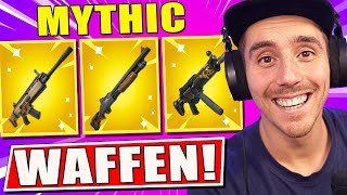 🟨NUR MYTHISCHE WAFFEN CHALLENGE in Fortnite🟨 [upl. by Htaeh]