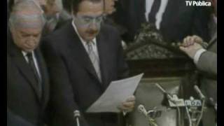 Archivo Jura de Alfonsín 1983 TV Pública [upl. by Shepherd192]