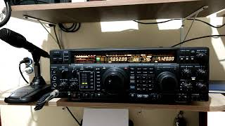 QSO EM 40 METROS FT1000MP YAESU Qso 40 Radioamador [upl. by Eylk504]