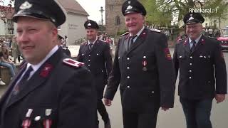 140 Jahre Feuerwehr Motzlar in der Rhön  Festumzug [upl. by Anitsirhc]