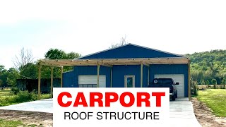 Getting the carport roof ready for panels Ready to be done with this [upl. by Winonah]