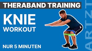 5 Min TheraBand Übungen für gesunde Knie  ARTZT [upl. by Trinidad]