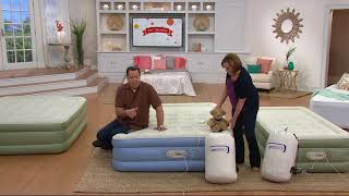 AeroBed 18quot Elevated Air Mattress w Antimicrobial Sleep Surface on QVC [upl. by Oniger]