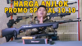 JUAL RUGI PROMO SPESIAL 1010 HARGA SENAPAN ANGIN PCP RUGER MONEL BLACK ARMY [upl. by Ibloc240]