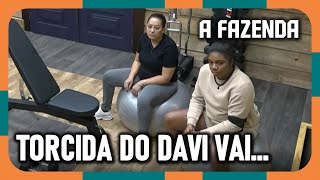 A FAZENDA 2024 Raquel Brito fala sobre torcida de Davi quotEles vão pra cimaquot AFazenda16 [upl. by Amy]