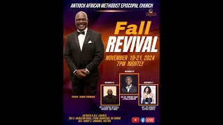 Antioch AMEC Fall Revival Guest Speaker Rev Dr Terrence Evans [upl. by Rimidalv]