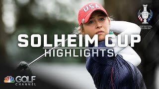 2024 Solheim Cup Day 1 FourBall matches  EXTENDED HIGHLIGHTS  91324  Golf Channel [upl. by Rosmunda415]