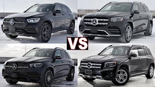 Mercedes Top 5 Best Luxury SUVs 2021 GLB vs GLE vs GLS vs GLC vs GLA walkaround review [upl. by Ezarra]