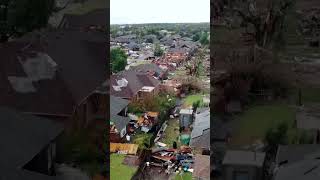 Oklahoma tornado causes massive damage to community [upl. by Sitra]