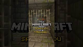 Spawn in a STRONGHOLD INSANE Minecraft Seed [upl. by Peti]