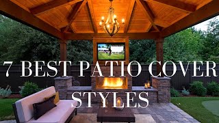 Best Outdoor Patio Covers Top 7 Design Ideas [upl. by Airotciv]