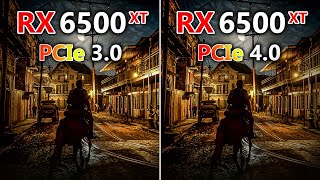 PCIe 30 vs PCIe 40 RX 6500 XT  Test in 7 Games [upl. by Lered507]