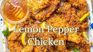 Lemon pepper Chicken🐔🐓 [upl. by Nauqan]