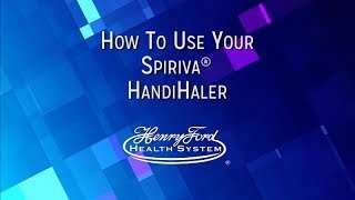 How To Use Your Spiriva® HandiHaler [upl. by Aynotan]