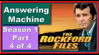 The Rockford Files  Answering Machine Messages  Season 1 Part 4 of 4 [upl. by Nicodemus]