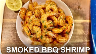 Smoked BBQ Shrimp  Pour Choices Kitchen [upl. by Virgie653]