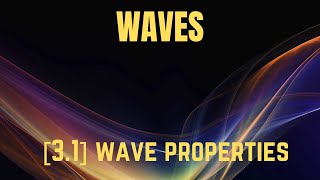 IGCSE Physics Syllabus 31 Wave properties [upl. by Odnanreh]