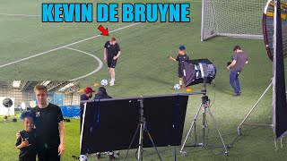 HEZE GRIMWADE PLAYS FOOTBALL WITH KEVIN DE BRUYNE [upl. by Lamrert985]