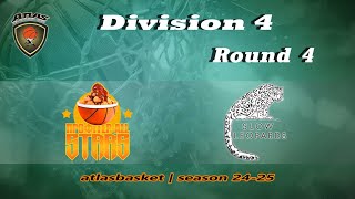 Atlasbasket  Div 4Round 4  PROFITERALLSTARS vs SLOW LEOPARDS [upl. by Ycak]