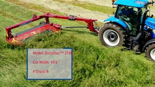 Machinery Minute DuraDisc™ 210M Trailed HeavyDuty Disc Mower [upl. by Ajoop834]