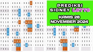 prediksi sydney LOTTO hari ini kamis 28 NOVEMBER 2024tarikan Paito Sydney sdy LOTTO [upl. by Haziza]