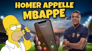 Homer Appelle Mbappe au téléphone [upl. by Neumann]